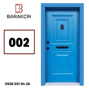 002 Mavi Lake Çelik Kapı 90x200
