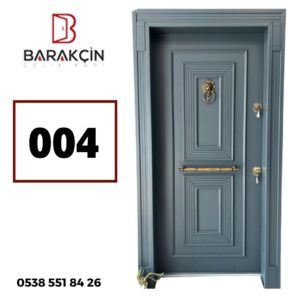 004 Antrasit Gri Çelik Kapı 90x200